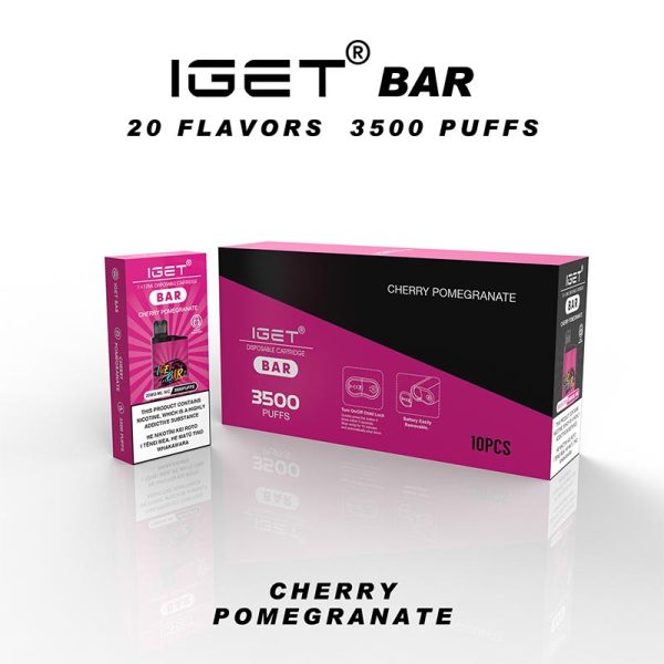 IGET Bar 3500 2.0 Cherry Pomegranate Disposable Vape
