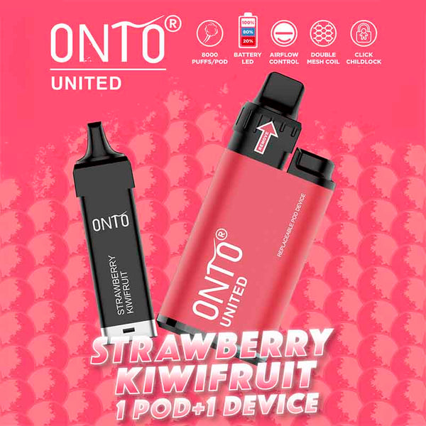 ONTO United Vape Kit Strawberry Kiwifruit