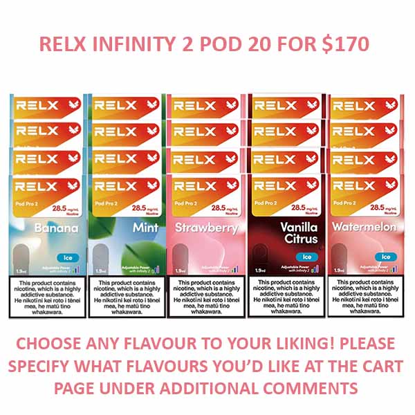 RELX Infinity Pods 20 for $170 Deal