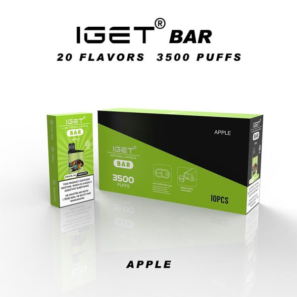 IGET Bar 3500 2.0 Apple Disposable Vape