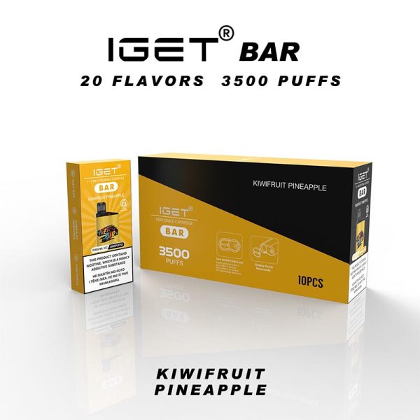 IGET Bar 3500 2.0 Kiwifruit Pineapple Disposable Vape