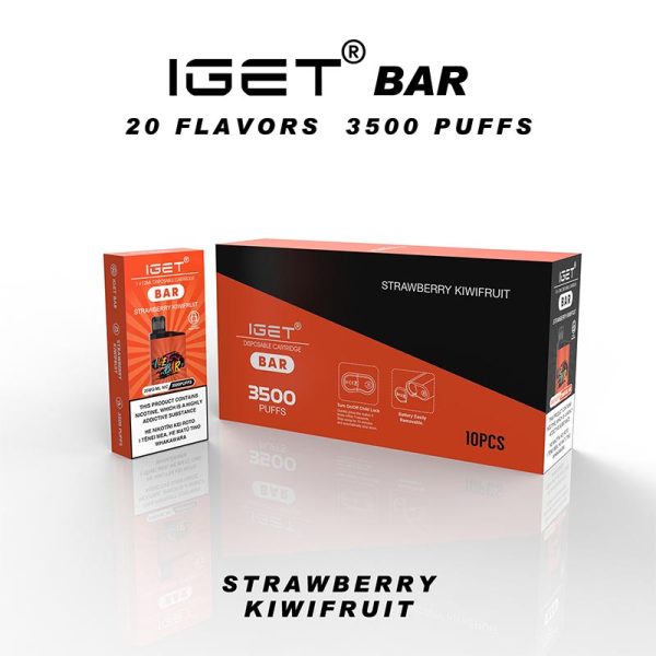 IGET Bar 3500 2.0 Strawberry Kiwifruit Disposable Vape