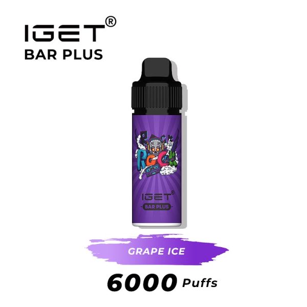 IGET Bar Plus Vape Kit Grape Ice