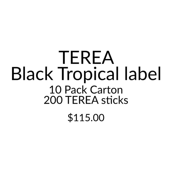 IQOS TEREA Black Tropical Label Tobacco Sticks 10 Pack Carton