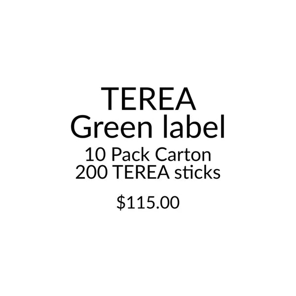 IQOS TEREA Green Label Tobacco Sticks 10 Pack Carton