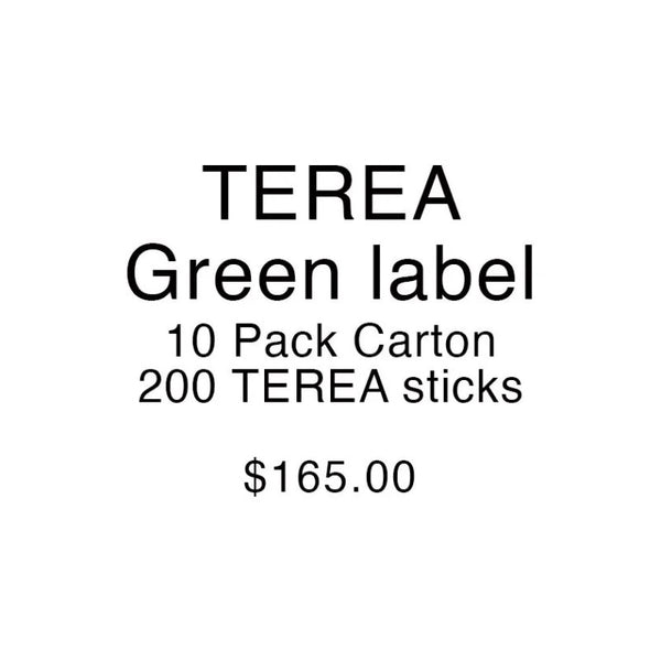 IQOS TEREA Green Label Tobacco Sticks 10 Pack Carton