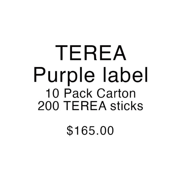 IQOS TEREA Purple Label Tobacco Sticks 10 Pack Carton