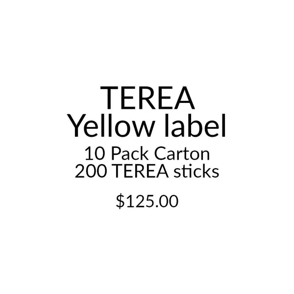 IQOS TEREA Yellow Label Tobacco Sticks 10 Pack Carton