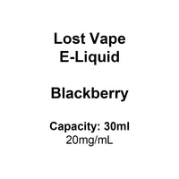 Lost Vape E-Liquid Blackberry