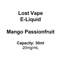 Lost Vape E-Liquid Mango Passionfruit