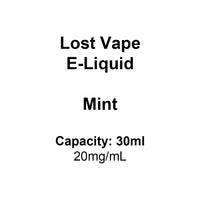 Lost Vape E-Liquid Mint