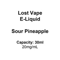 Lost Vape E-Liquid Sour Pineapple