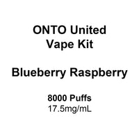 ONTO United Vape Kit Blueberry Raspberry
