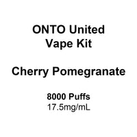 ONTO United Vape Kit Cherry Pomegranate
