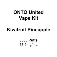 ONTO United Vape Kit Kiwifruit Pineapple