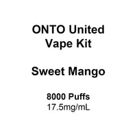 ONTO United Vape Kit Sweet Mango