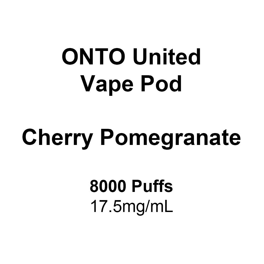 ONTO United Vape Pods