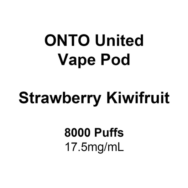 ONTO United Vape Pod Strawberry Kiwifruit