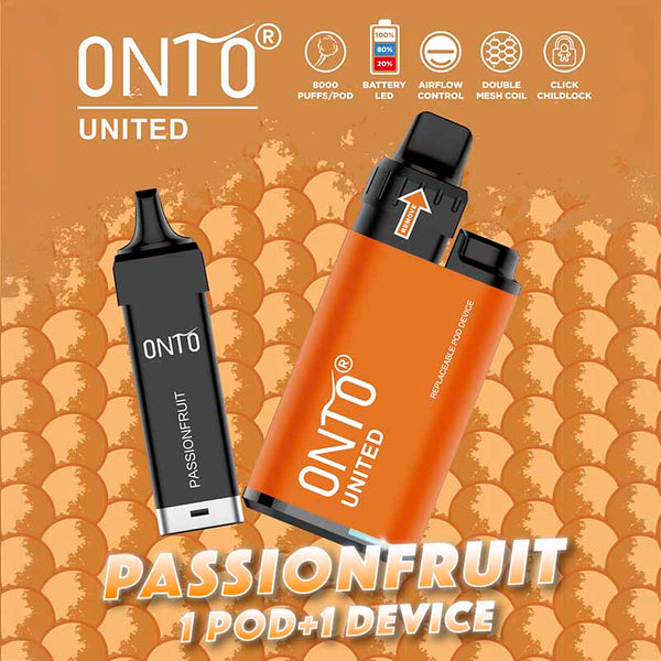 ONTO United Vape Kit Passionfruit