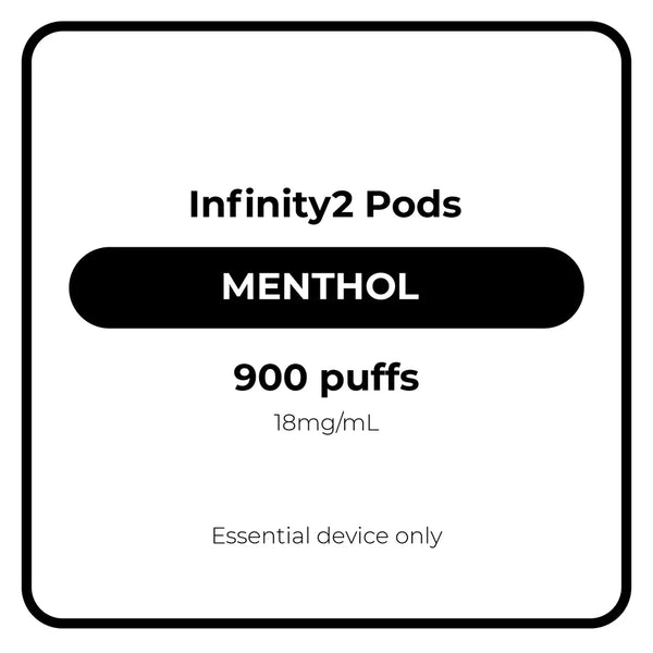 RELX Infinity 2 Menthol Vape Pod 18mg/mL Nicotine