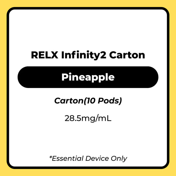 RELX Infinity 2 Pineapple Vape Pod 10 Pack Carton
