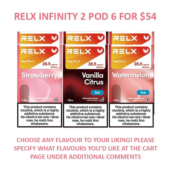 RELX Infinity Pods 6 for $54 Deal