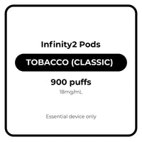 RELX Infinity 2 Tobacco (Classic) Vape Pod 18mg/mL Nicotine