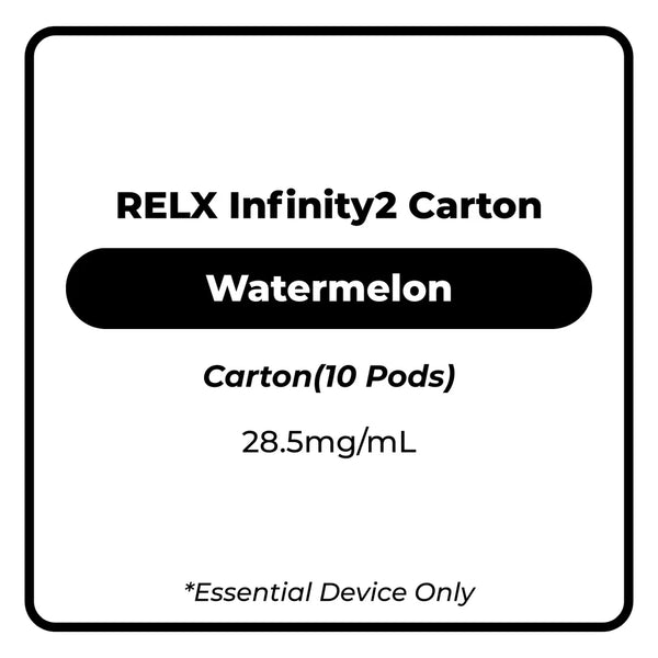 RELX Infinity 2 Watermelon Pod 10 Pack Carton