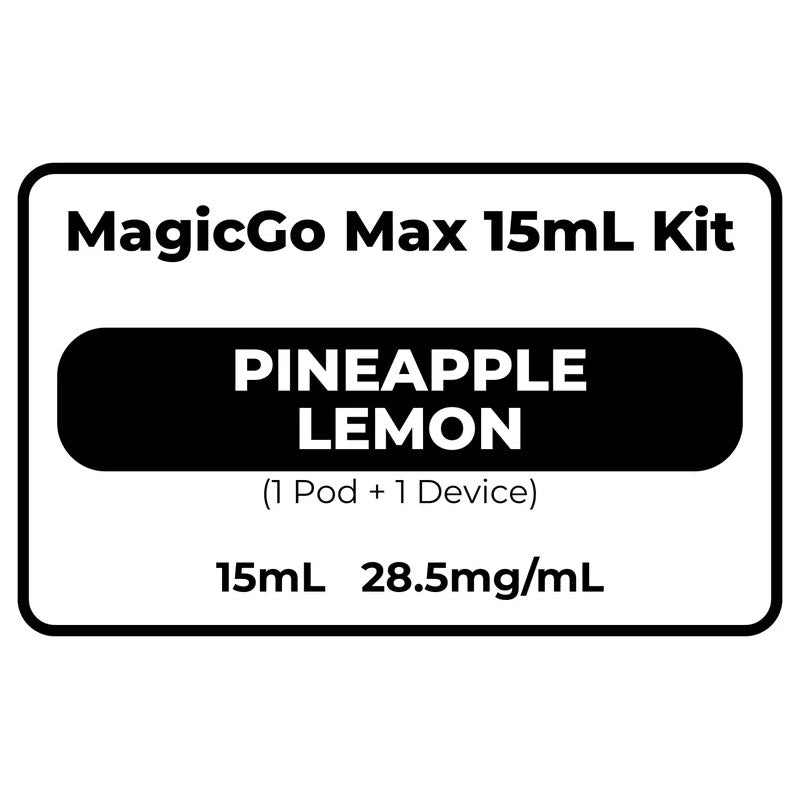 RELX MagicGo Max Vape Kit Pineapple Lemon 15mL - Vape Legends | NZ