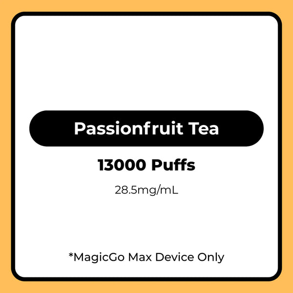 RELX MagicGo Max Vape Pod Passionfruit Tea 15mL (Icy Selection)