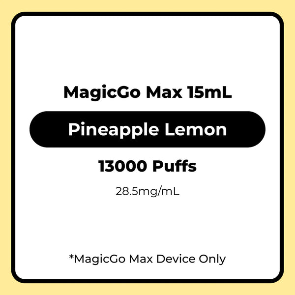RELX MagicGo Max Vape Pod Pineapple Lemon 15mL (Icy Selection)
