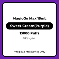 RELX MagicGo Max Vape Pod Sweet Cream (Purple) 15mL (Icy Selection)
