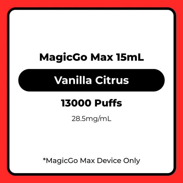RELX MagicGo Max Vape Pod Vanilla Citrus 15mL (Icy Selection)