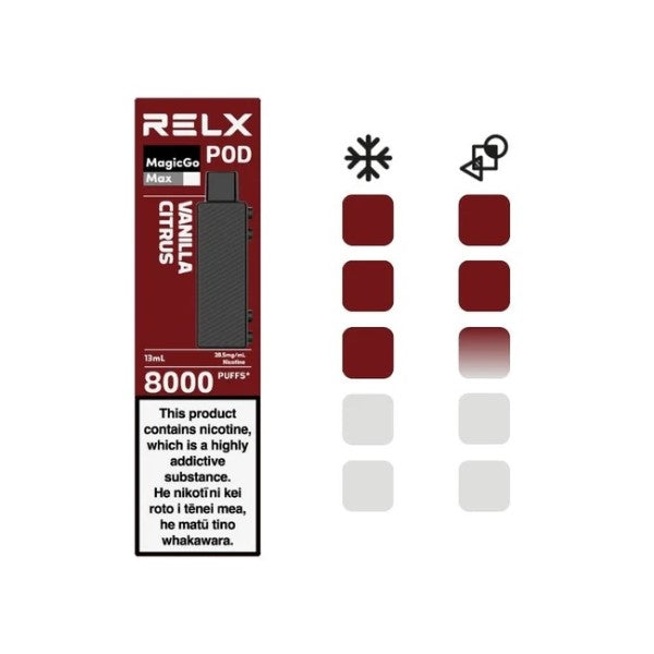 RELX MagicGo Max Vape Pod Vanilla Citrus