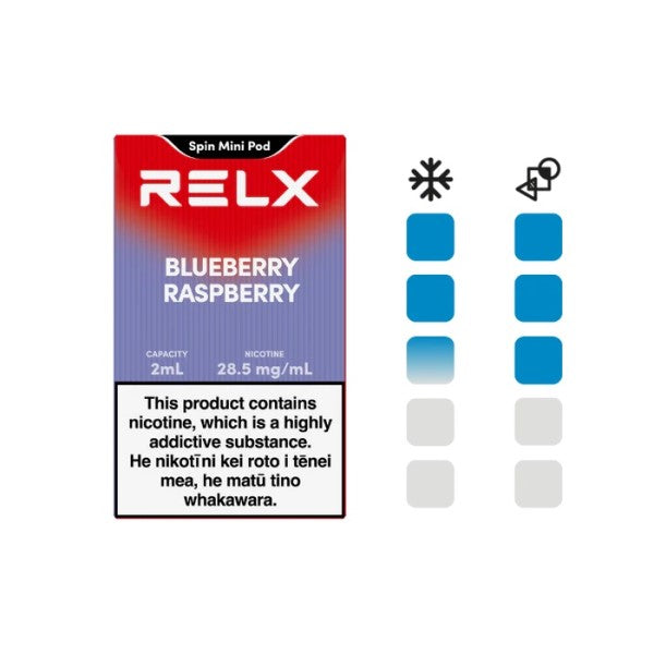 RELX Spin Vape Pod Blueberry Raspberry