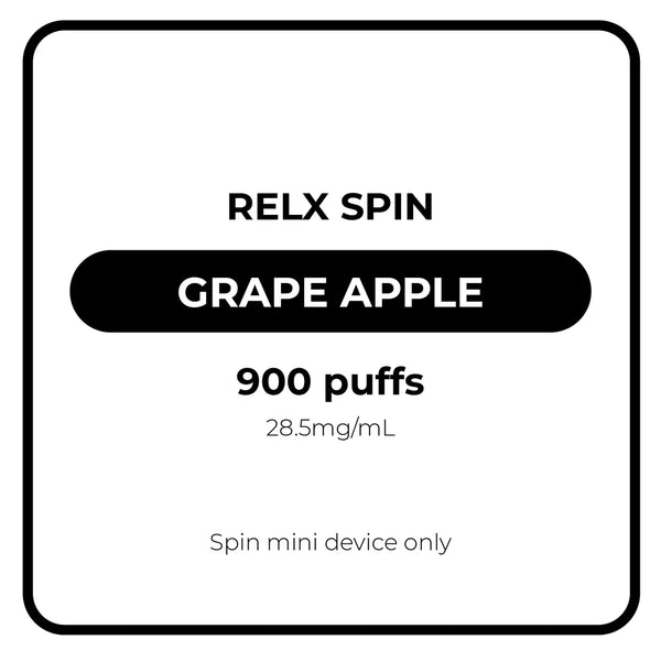 RELX Spin Vape Pod Grape Apple RELX Spin Vape Pod Grape Apple