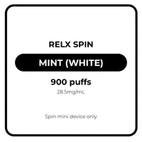 RELX Spin Vape Pod Mint White