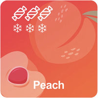 ZOVOO Dragbar ICZ 5000 Peach Disposable Vape Flavour Chart