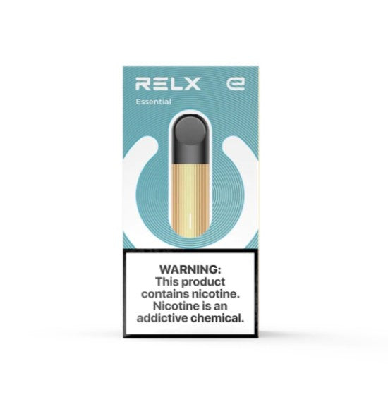 RELX Essential Sparkling Gold Device with Packaging