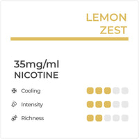 RELX Infinity Lemon Zest Pod Flavour Chart